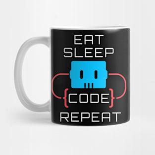 Eat Sleep Code Repeat Mug